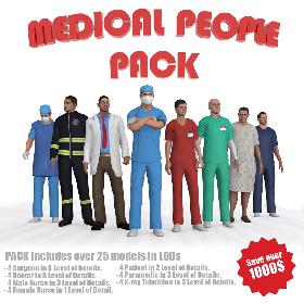 3D模型-Medical People Ultimate Pack